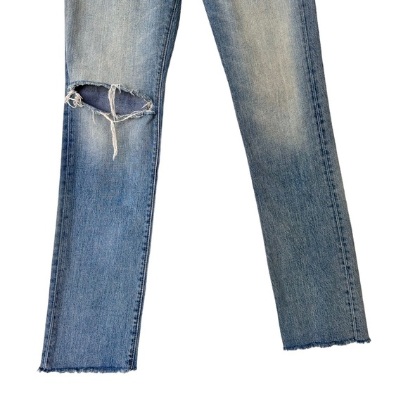 Simon Miller High Waist Straight Leg Distressed Jeans Size 26 - Picture 2 of 8